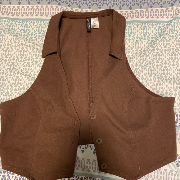 H&M Divided Brown Vest - Picture 1 of 4